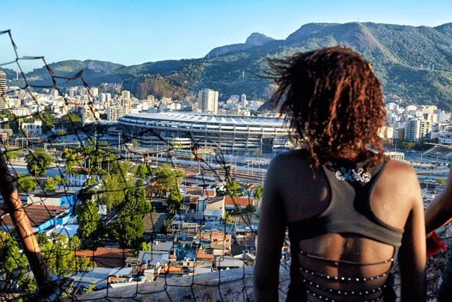 The iconic Maracana Stadium is getting a $500 million makeover ... while within an eyeshot, some 1.4 million Brazilians live in squalor, in slums like the Mangueira favela.